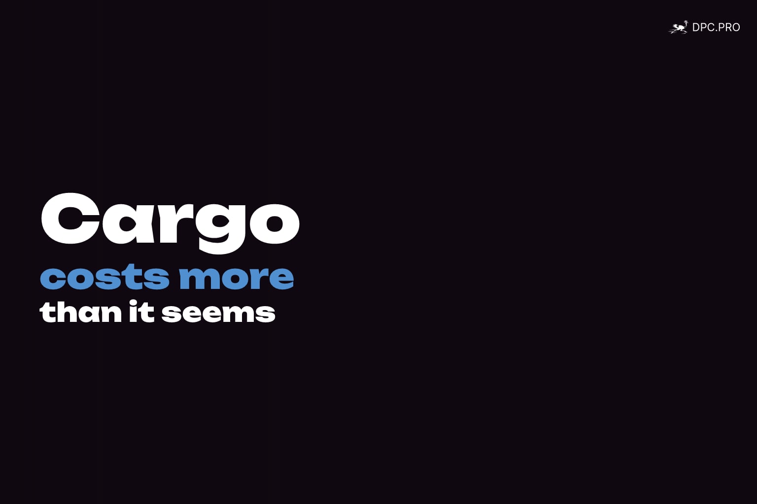 Карго-дан ақ жеткізуге өту: 4 қате және жоспар